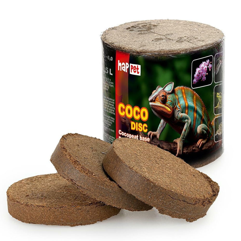 Happet PODŁOŻE KOKOSOWE DO TERRARIUM DYSK 5x110g